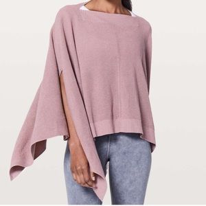 Lululemon Forward Flow Cape Vintage Mauve Pink Size OS